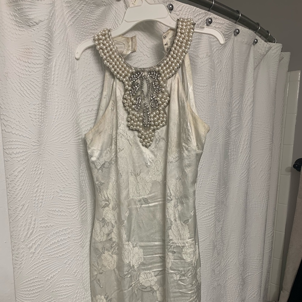 Cache white cocktail dress